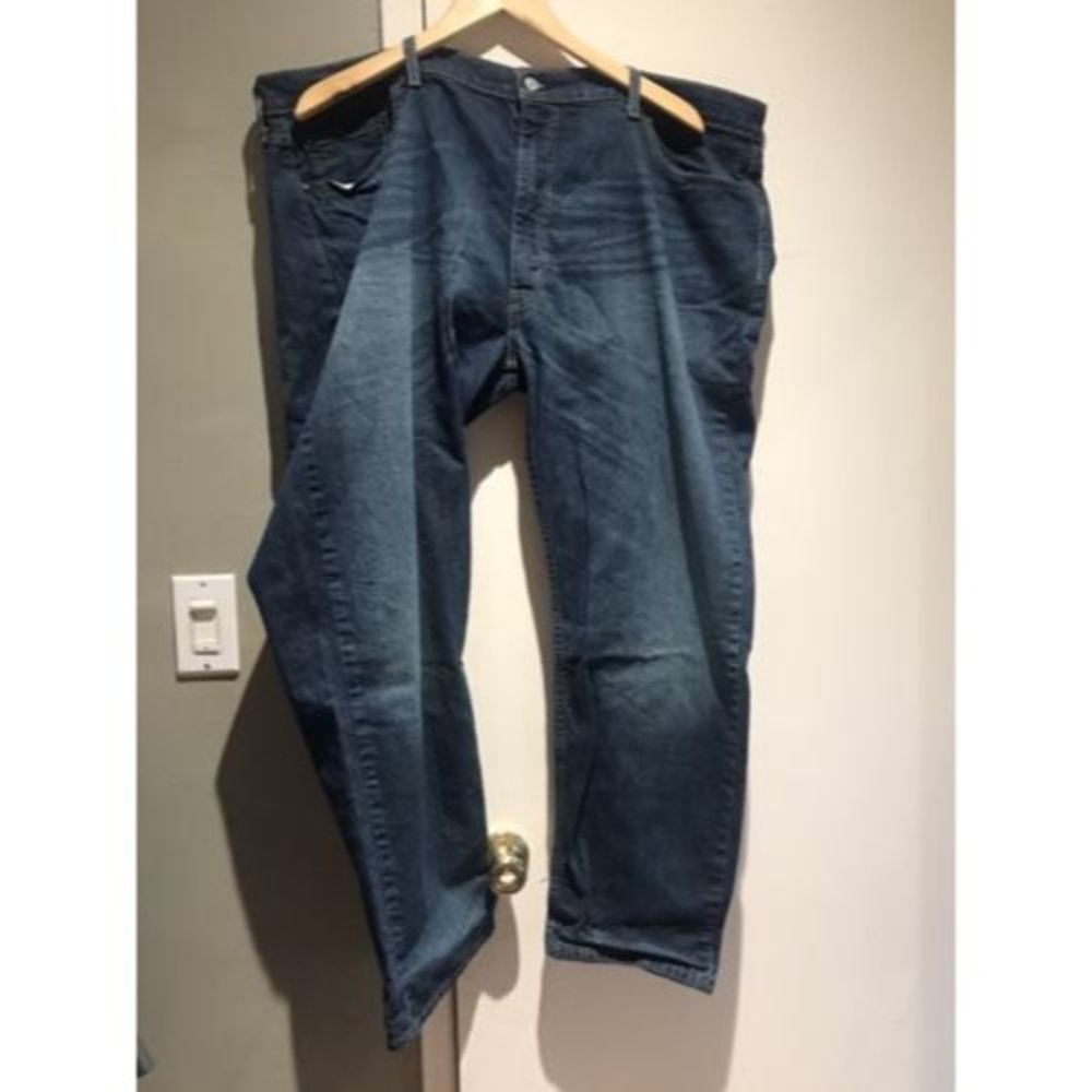 EUC Levi's 502 Big & Tall Regular Taper Rosefinch Rigid Denim 59684-0003 46x32